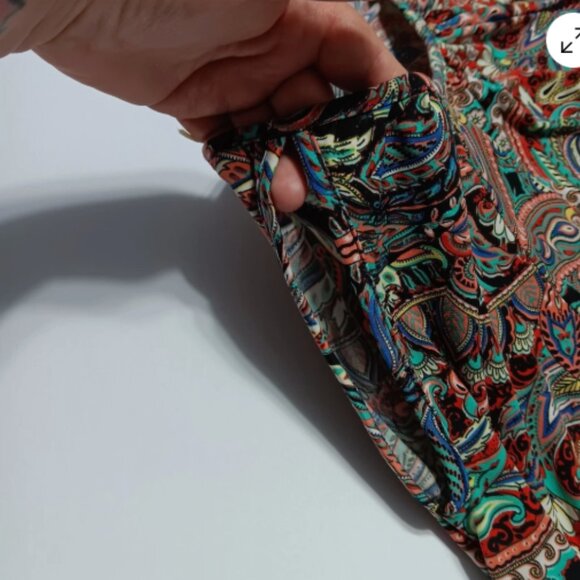 Peck & Peck Womens Large Blouse 3/4 Sleeve Stretchy Pullover Top Large D22 - Picture 8 of 11